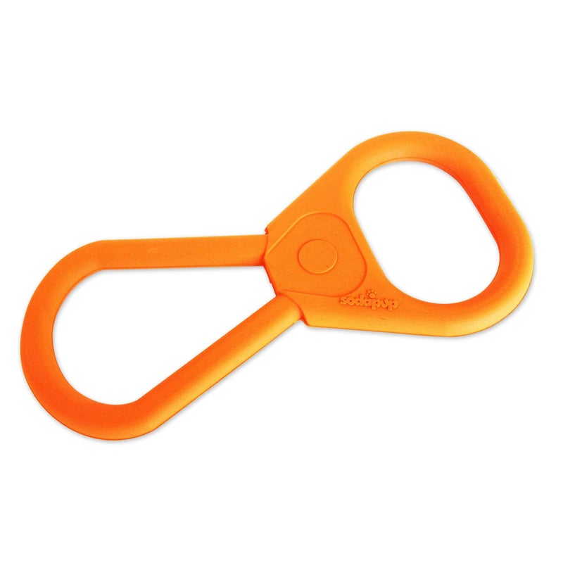 SodaPup Can Pull Tab â€“ Durable & Interactive Dog Tug Toy Made in USA from Non-Toxic, Pet Safe, Food Safe Natural Rubber Material for Bonding & Play Time, Mental & Physical Exercise, Training, & More - Image 2